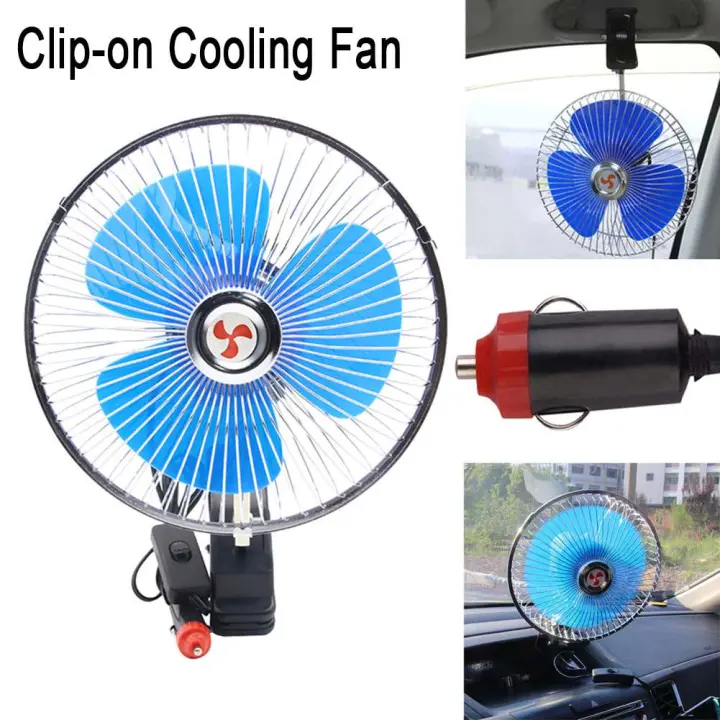 12v-8-inch-portable-vehicle-auto-car-fan-oscillating-car-auto-cooling-fan